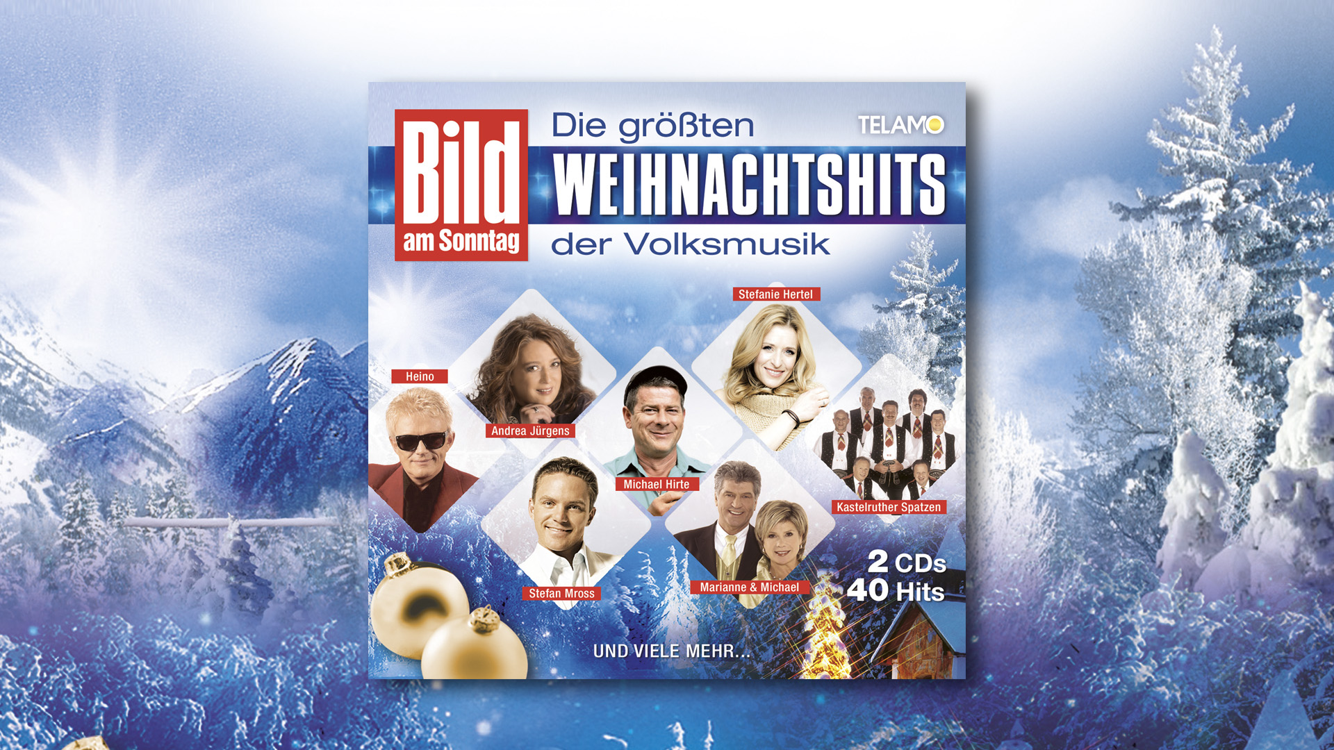 Bild am Sonntag präsentiert „Die größten Weihnachtshits der Volksmusik