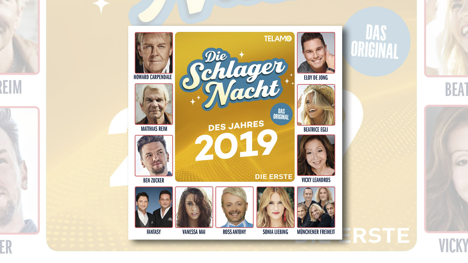 TOP TEN Charteinstieg für „Die Schlagernacht des Jahres 2019 – Die
