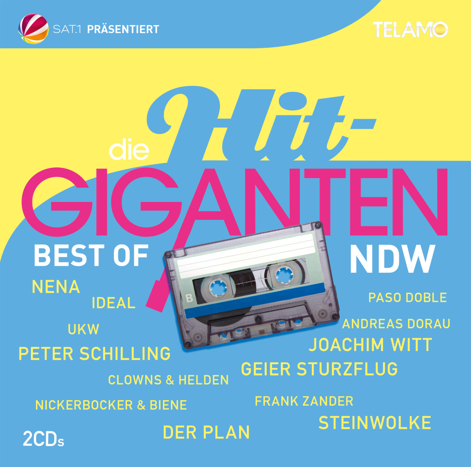 Die HitGiganten Best Of NDW erscheint am 03.03.2023 bei TELAMO. Telamo